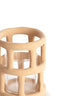 Light & Living Accessories Tealight 8,5x10 cm ALIMOS light terra+glass House of Isabella UK