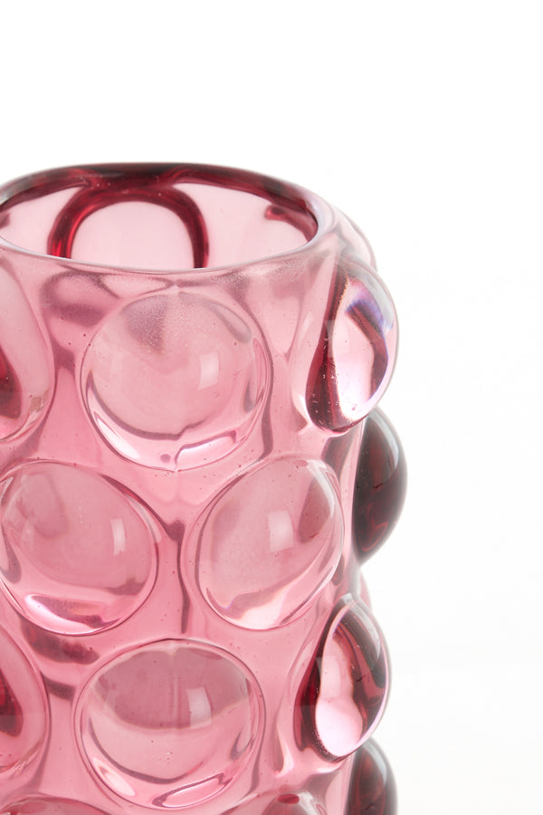 Light & Living Accessories Tealight 8,5x12,5 cm ZADAR glass purple House of Isabella UK