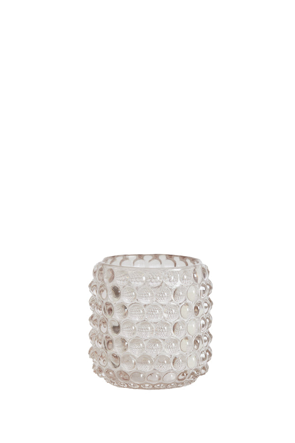 Light & Living Accessories Tealight 8,5x8 cm PEVA glass light grey House of Isabella UK