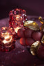 Light & Living Accessories Tealight 8,5x9 cm ZADAR glass purple House of Isabella UK