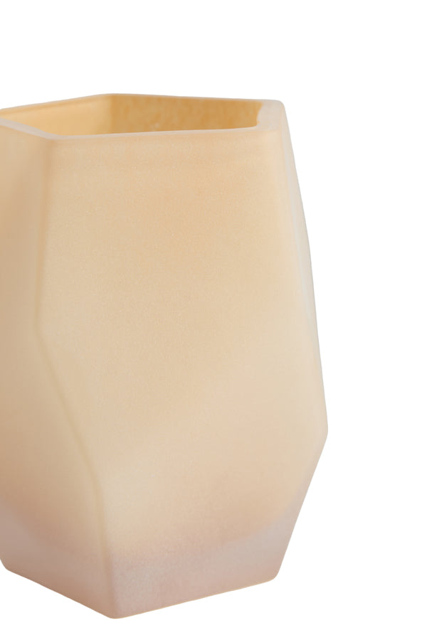 Light & Living Accessories Tealight 8x10 cm NOBLE glass matt peach House of Isabella UK