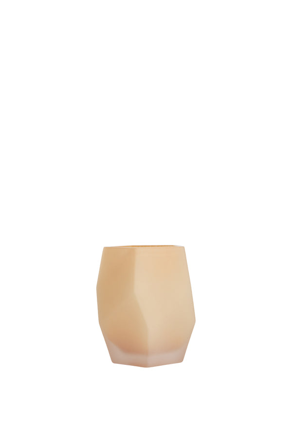 Light & Living Accessories Tealight 8x10 cm NOBLE glass matt peach House of Isabella UK