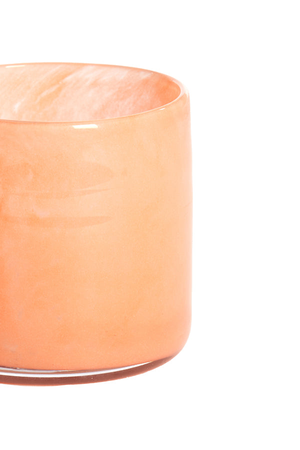 Light & Living Accessories Tealight 8x8 cm KIANA glass orange House of Isabella UK