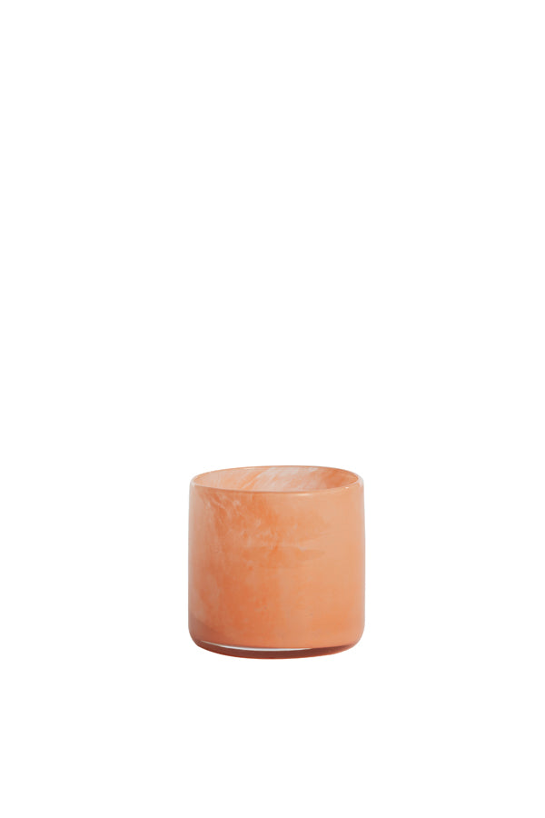 Light & Living Accessories Tealight 8x8 cm KIANA glass orange House of Isabella UK