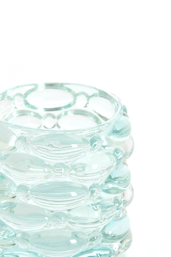 Light & Living Accessories Tealight 9,5x9,5 cm WADLEY glass light blue House of Isabella UK