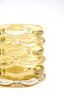 Light & Living Accessories Tealight 9,5x9,5 cm WADLEY glass ocher yellow House of Isabella UK