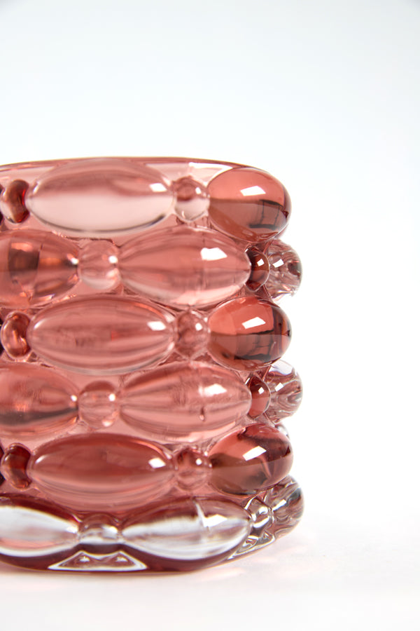 Light & Living Accessories Tealight 9,5x9,5 cm WADLEY glass red House of Isabella UK