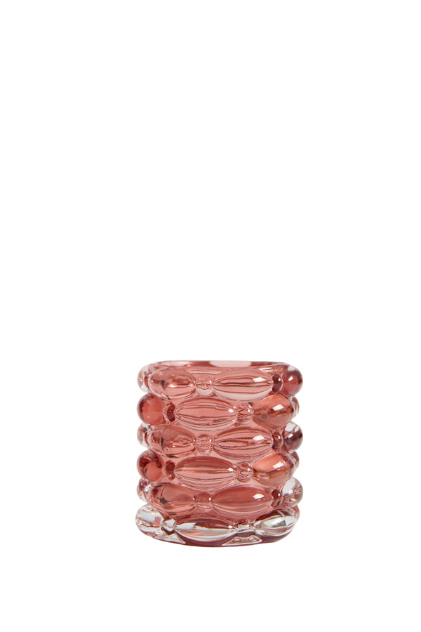 Light & Living Accessories Tealight 9,5x9,5 cm WADLEY glass red House of Isabella UK