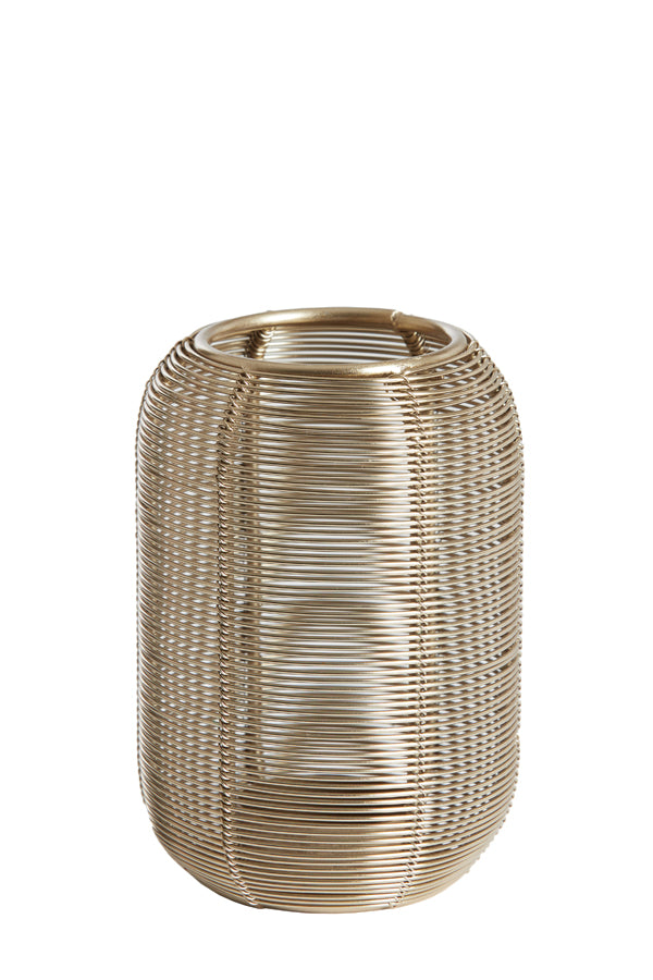 Light & Living Accessories Tealight 9x13 cm BIANU light gold House of Isabella UK