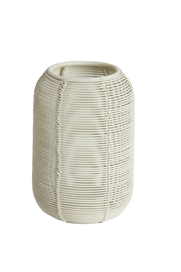 Light & Living Accessories Tealight 9x13 cm BIANU matt cream House of Isabella UK