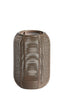 Light & Living Accessories Tealight 9x13 cm BIANU matt dark brown House of Isabella UK