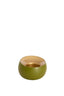 Light & Living Accessories Tealight 9x6 cm VEROLI matt olive green+gold House of Isabella UK
