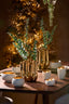 Light & Living Accessories Tealight 9x9 cm VEROLI matt cream+gold House of Isabella UK