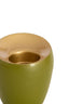 Light & Living Accessories Tealight 9x9 cm VEROLI matt olive green+gold House of Isabella UK