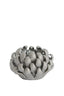 Light & Living Accessories Tealight holder 10,5x7,5 cm SERINA porcelain silver House of Isabella UK