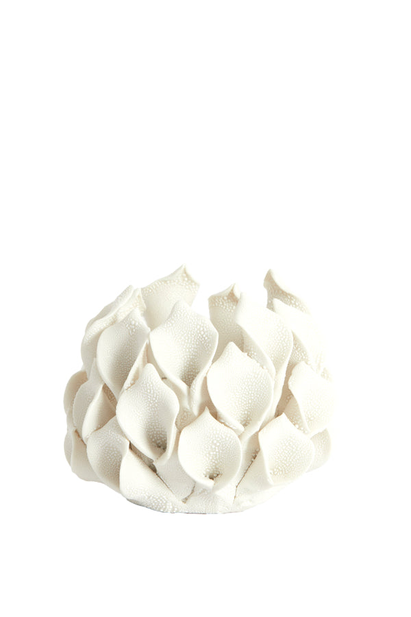 Light & Living Accessories Tealight holder 10x8 cm SOREJA porcelain cream House of Isabella UK