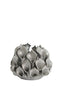 Light & Living Accessories Tealight holder 10x8 cm SOREJA porcelain silver House of Isabella UK