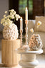 Light & Living Accessories Tealight holder 11x8 cm EDESSA porcelain cream House of Isabella UK