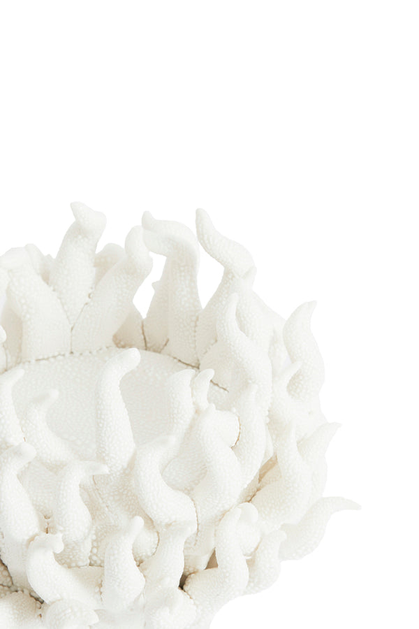 Light & Living Accessories Tealight holder 11x8 cm EDESSA porcelain cream House of Isabella UK