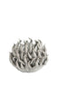 Light & Living Accessories Tealight holder 11x8 cm EDESSA porcelain silver House of Isabella UK