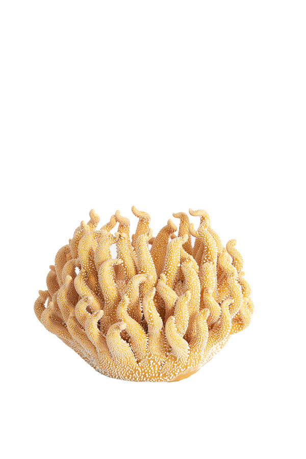 Light & Living Accessories Tealight holder 11x8 cm EDESSA porcelain yellow House of Isabella UK