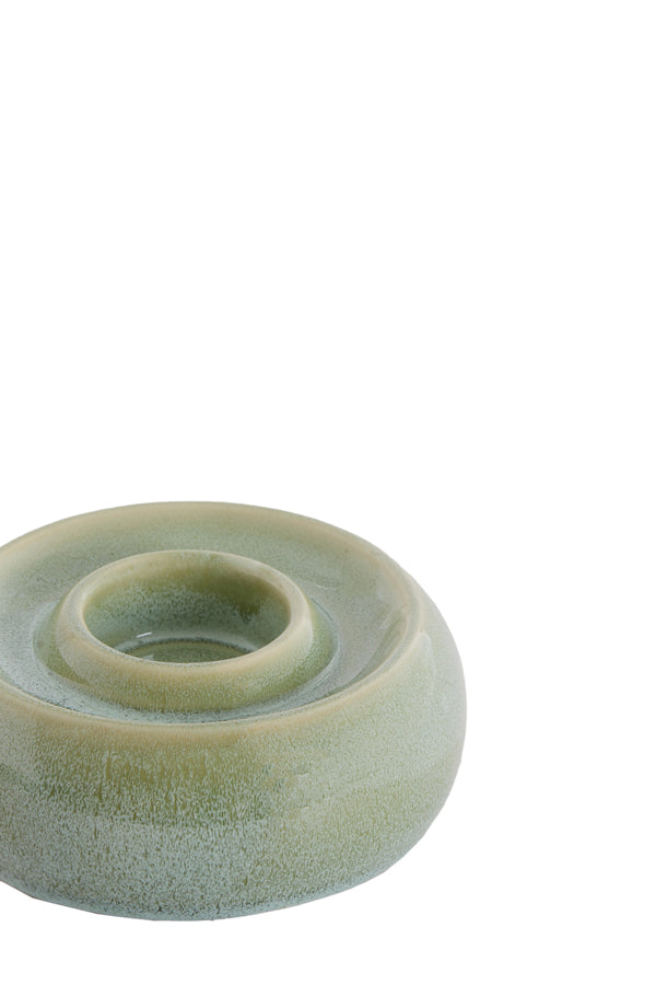 Light & Living Accessories Tealight holder 12,5x5 cm OTHONI ceramics mint green House of Isabella UK