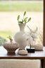 Light & Living Accessories Tealight holder 20,5x7,5 cm OTHONI ceramics cream-black House of Isabella UK