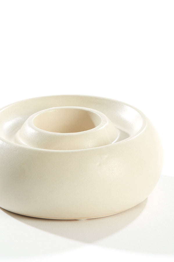 Light & Living Accessories Tealight holder 20,5x7,5 cm OTHONI ceramics matt cream House of Isabella UK