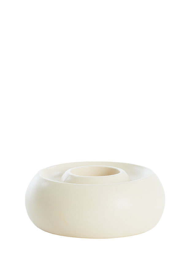 Light & Living Accessories Tealight holder 20,5x7,5 cm OTHONI ceramics matt cream House of Isabella UK