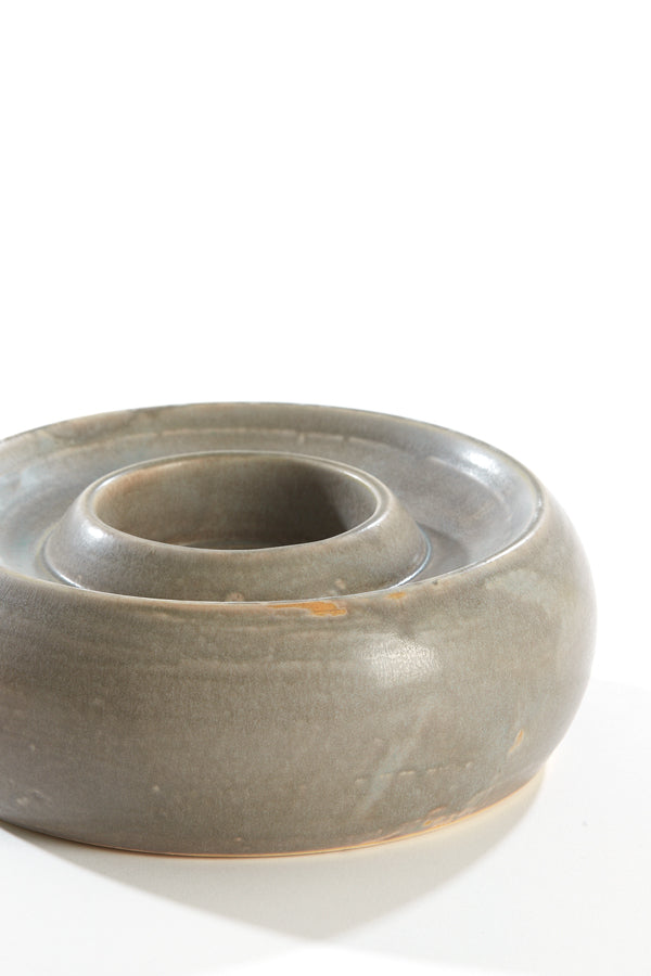 Light & Living Accessories Tealight holder 20,5x7,5 cm OTHONI ceramics matt grey House of Isabella UK