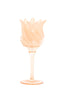 Light & Living Accessories Tealight on base 9,5x21 cm FLORA glass coral+matt coral House of Isabella UK