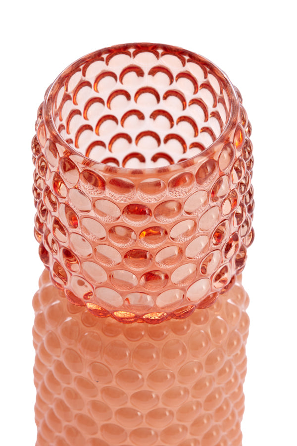 Light & Living Accessories Tealight on base 9x20,5 cm BUBLINI glass light pink House of Isabella UK