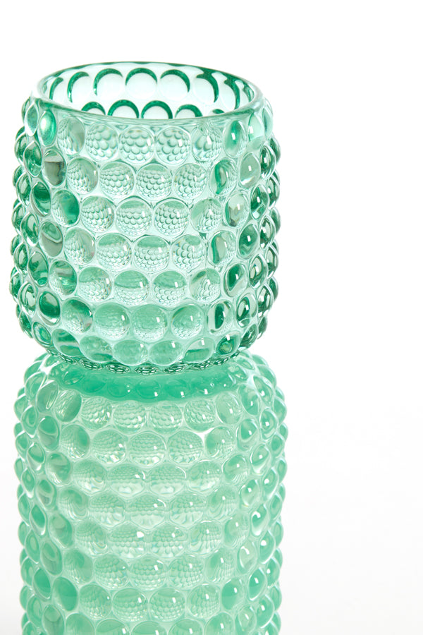 Light & Living Accessories Tealight on base 9x20,5 cm BUBLINI glass mint green House of Isabella UK