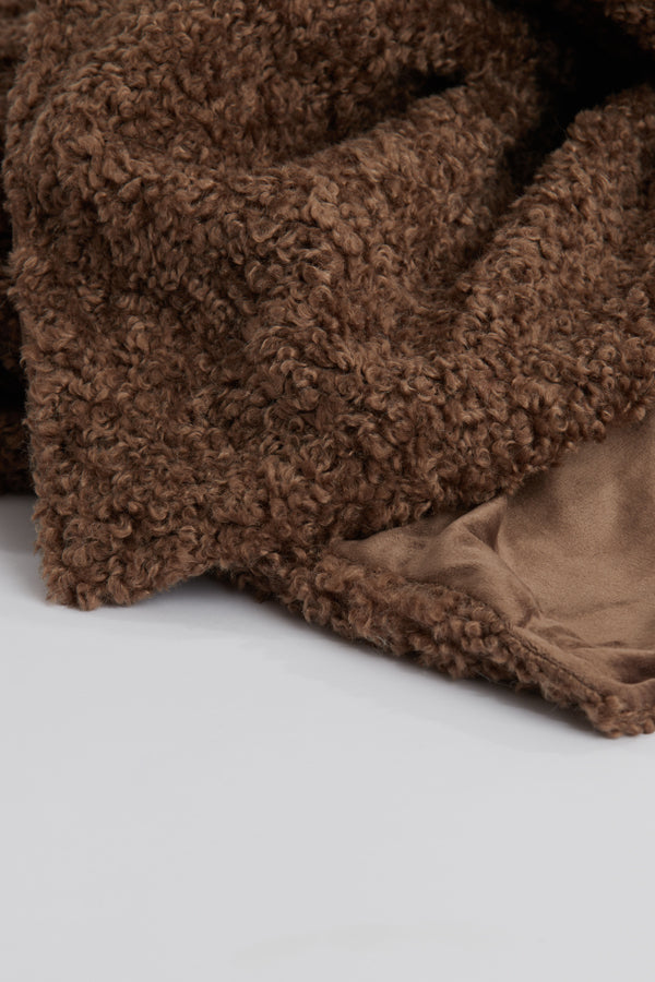 Light & Living Accessories Throw 152x127 cm BODI brown House of Isabella UK