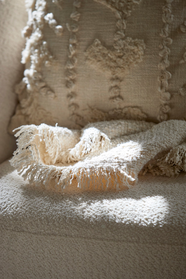 Light & Living Accessories Throw 170x130 cm MIRASO natural House of Isabella UK