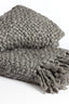 Light & Living Accessories Throw 170x130 cm RISCA dark grey House of Isabella UK