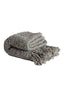 Light & Living Accessories Throw 170x130 cm RISCA dark grey House of Isabella UK