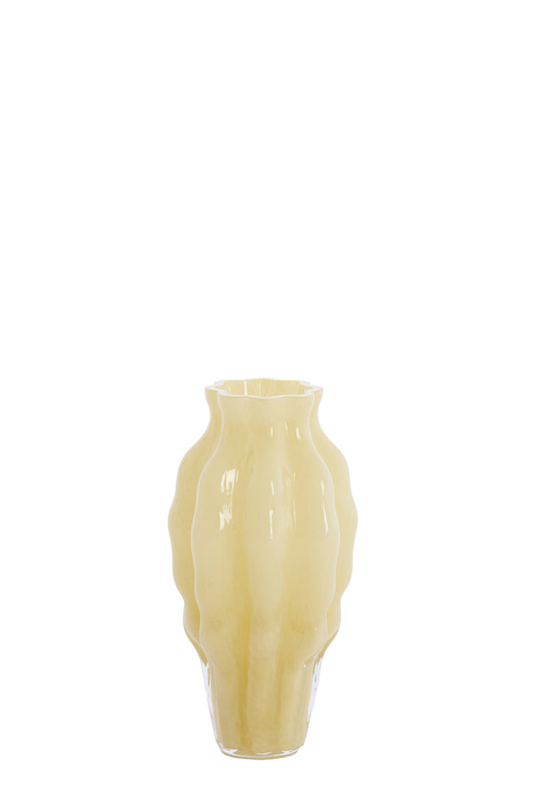 Light & Living Accessories Vase 10x18 cm MODANZA glass cream House of Isabella UK