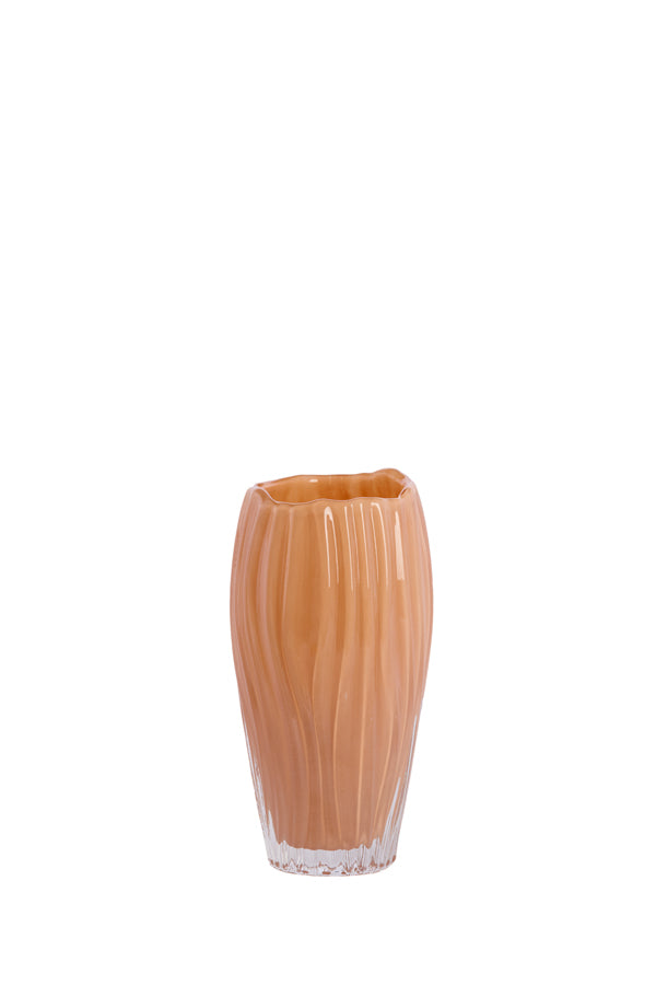 Light & Living Accessories Vase 10x20 cm BESALU glass caramel House of Isabella UK
