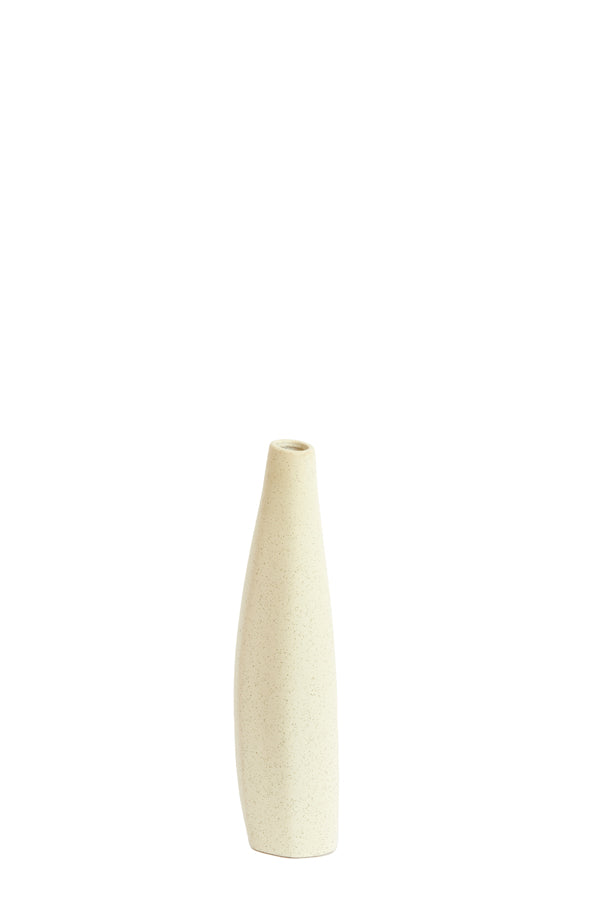 Light & Living Accessories Vase 11,5x10x40 cm MERZO ceramics ecru House of Isabella UK
