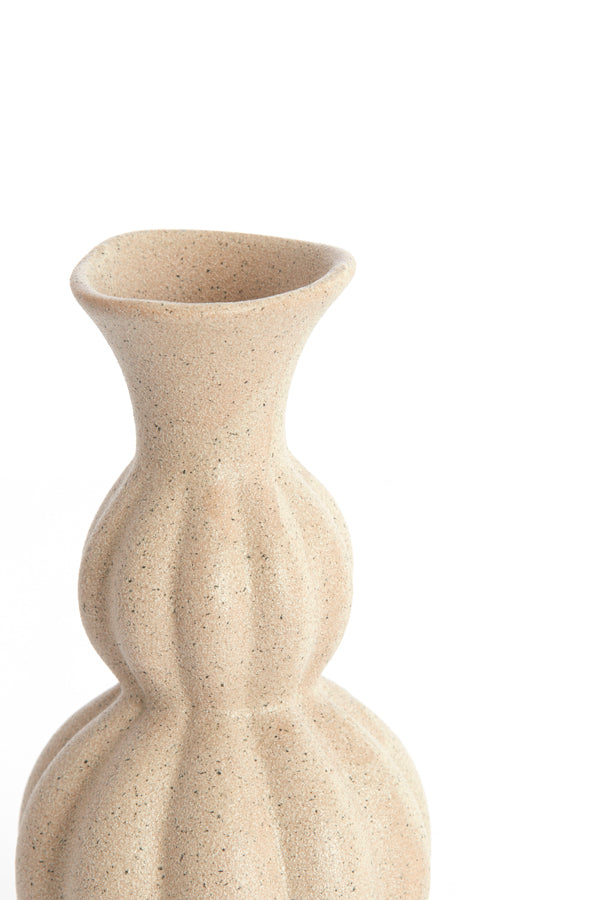 Light & Living Accessories Vase 11x22 cm NAIDA ceramics matt grey-brown House of Isabella UK