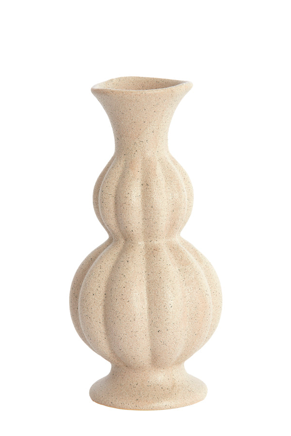 Light & Living Accessories Vase 11x22 cm NAIDA ceramics matt grey-brown House of Isabella UK