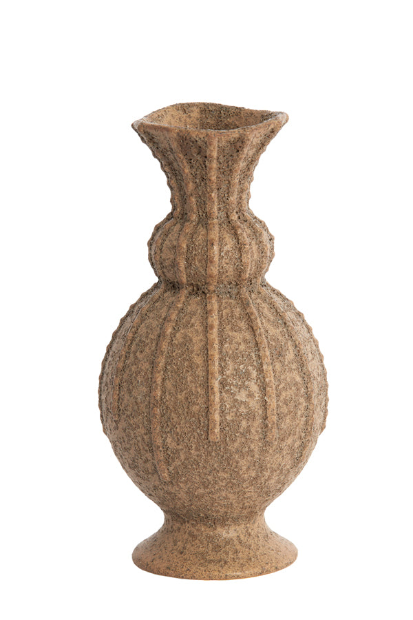 Light & Living Accessories Vase 11x22 cm SORREL ceramics matt dark brown House of Isabella UK