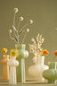 Light & Living Accessories Vase 11x25 cm KORTESU glass beige House of Isabella UK