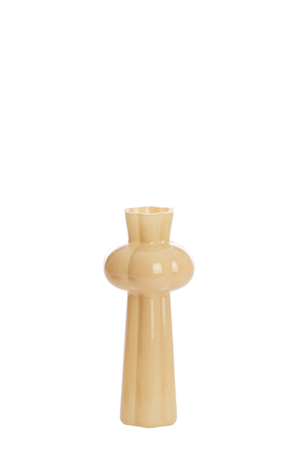 Light & Living Accessories Vase 11x25 cm KORTESU glass beige House of Isabella UK