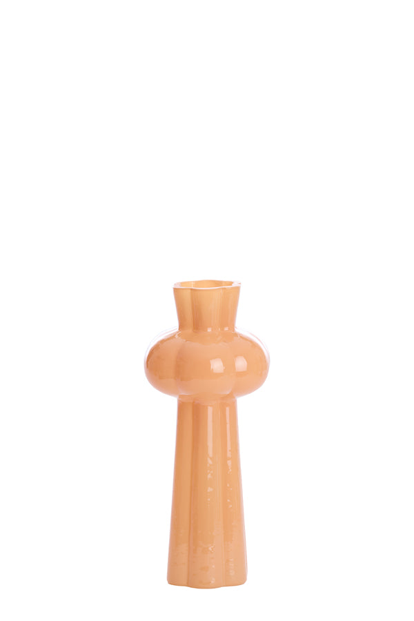 Light & Living Accessories Vase 11x25 cm KORTESU glass peach House of Isabella UK