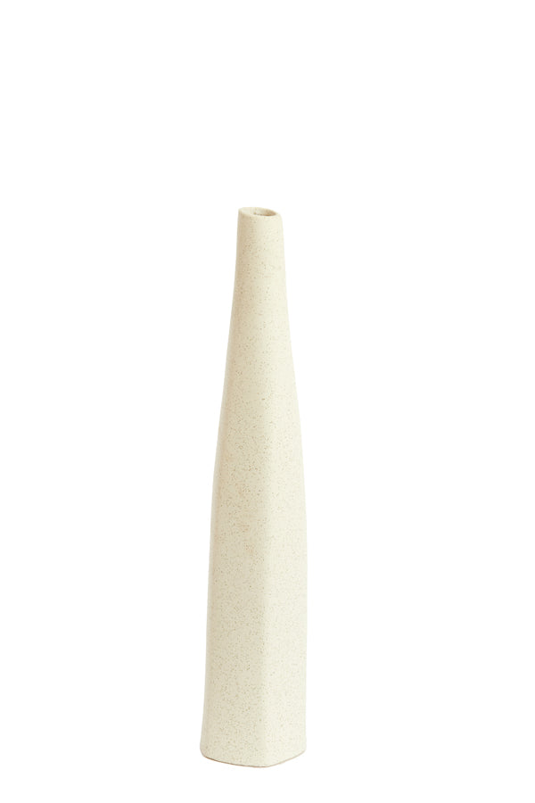 Light & Living Accessories Vase 12x11,5x60 cm MERZO ceramics ecru House of Isabella UK