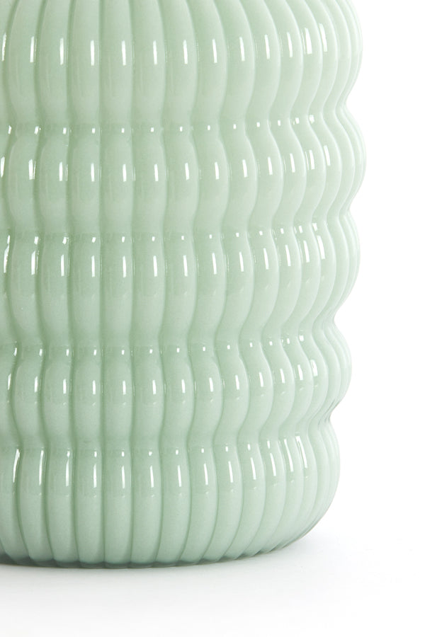 Light & Living Accessories Vase 13,5x20,5 cm LUNETTE glass mint House of Isabella UK