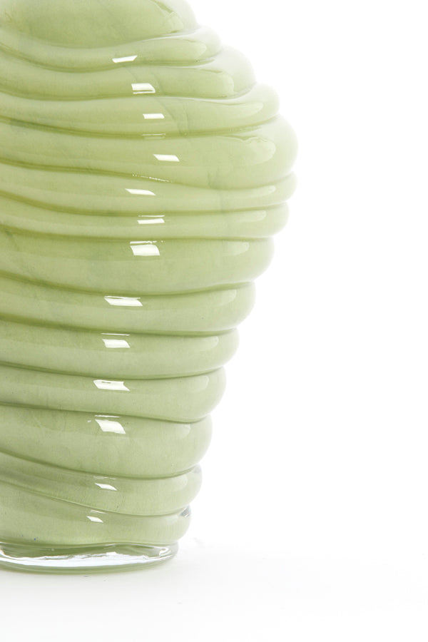 Light & Living Accessories Vase 13x18 cm FENLOR glass light green House of Isabella UK