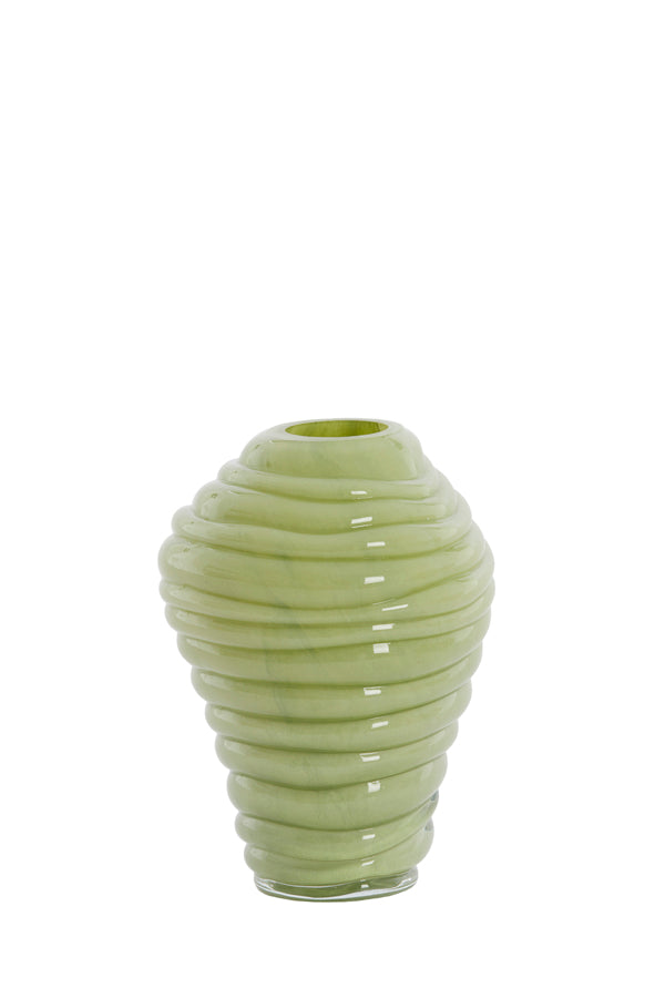 Light & Living Accessories Vase 13x18 cm FENLOR glass light green House of Isabella UK